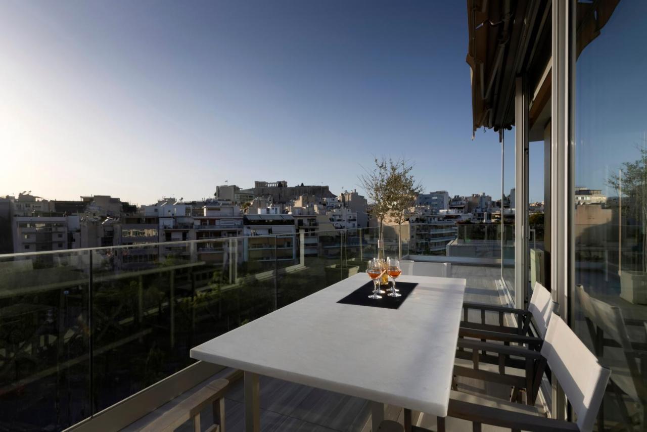 Ueber Lux 2 Bedroom New Penthouse With Acropolis View Atena Exterior foto