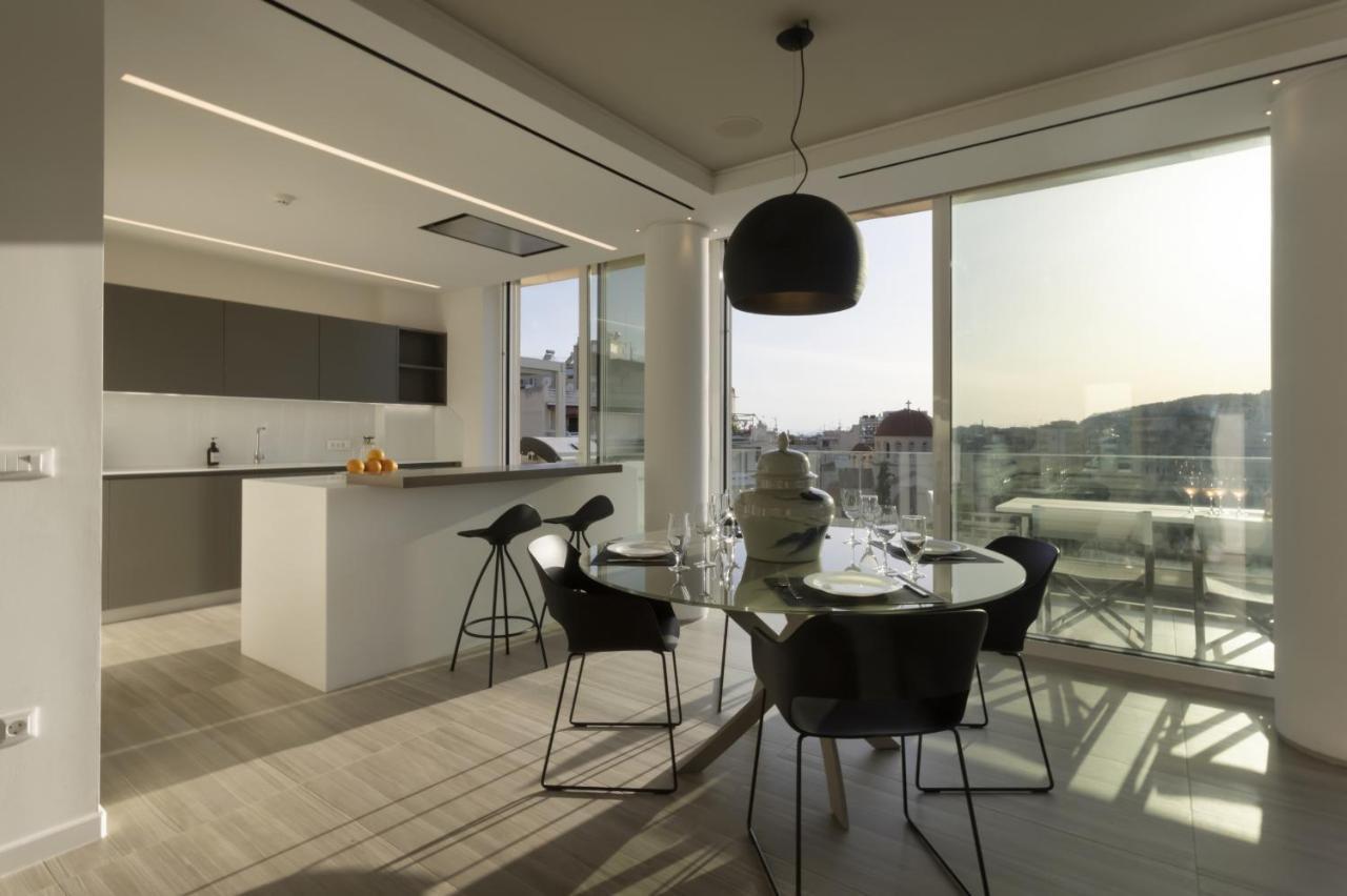 Ueber Lux 2 Bedroom New Penthouse With Acropolis View Atena Exterior foto